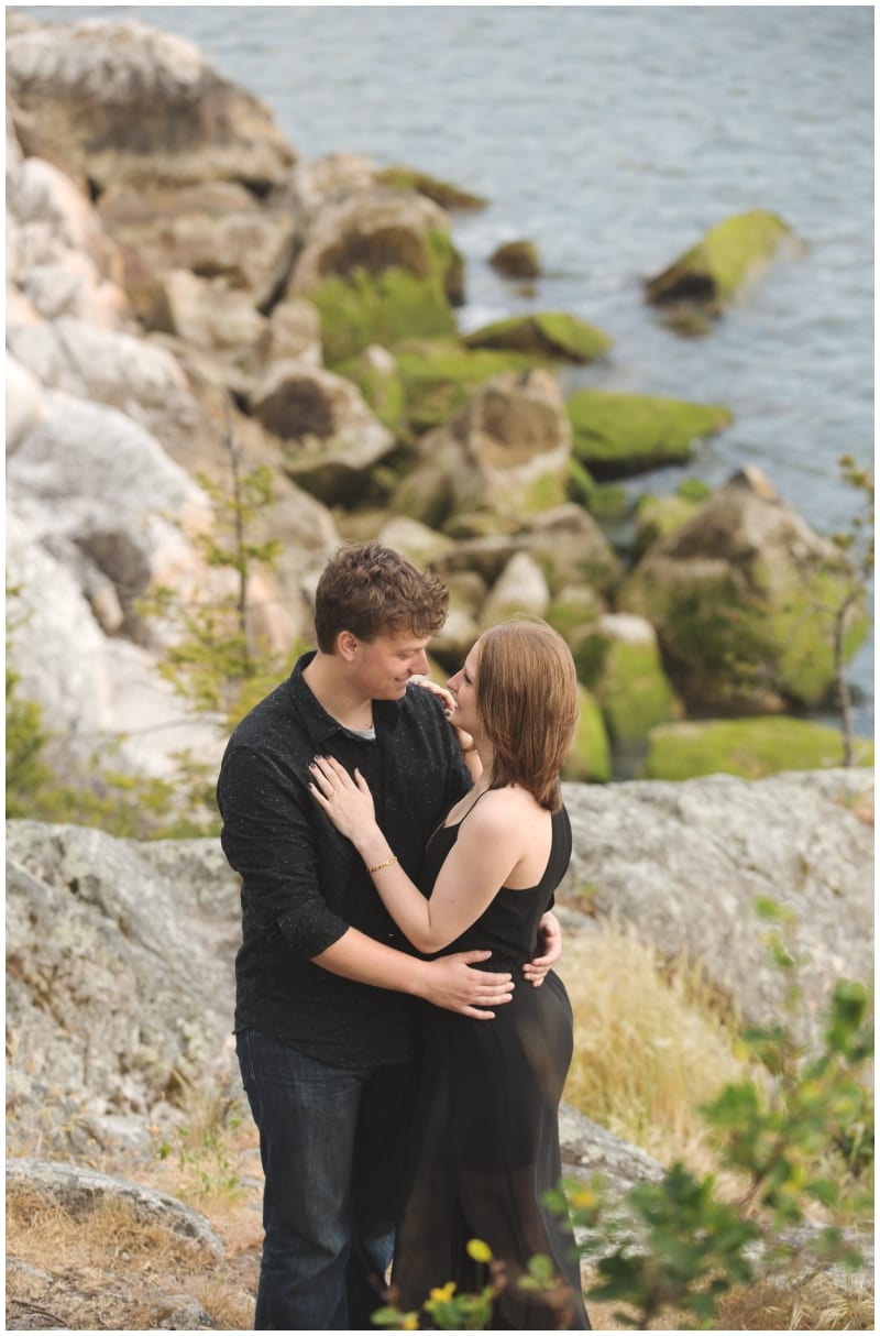 Tanessa and Isaiah's Whytecliff Engagement Session