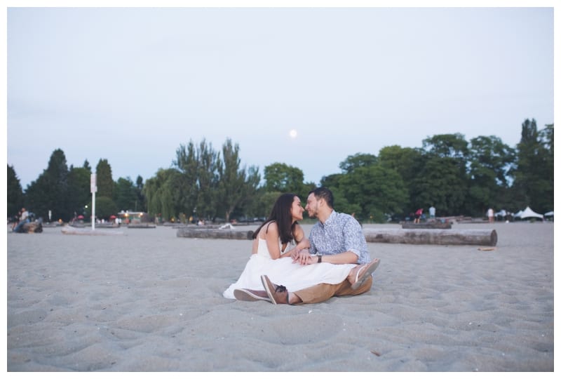 SFU and Jericho Beach Engagement Session